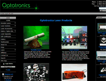 Tablet Screenshot of optotronics.com